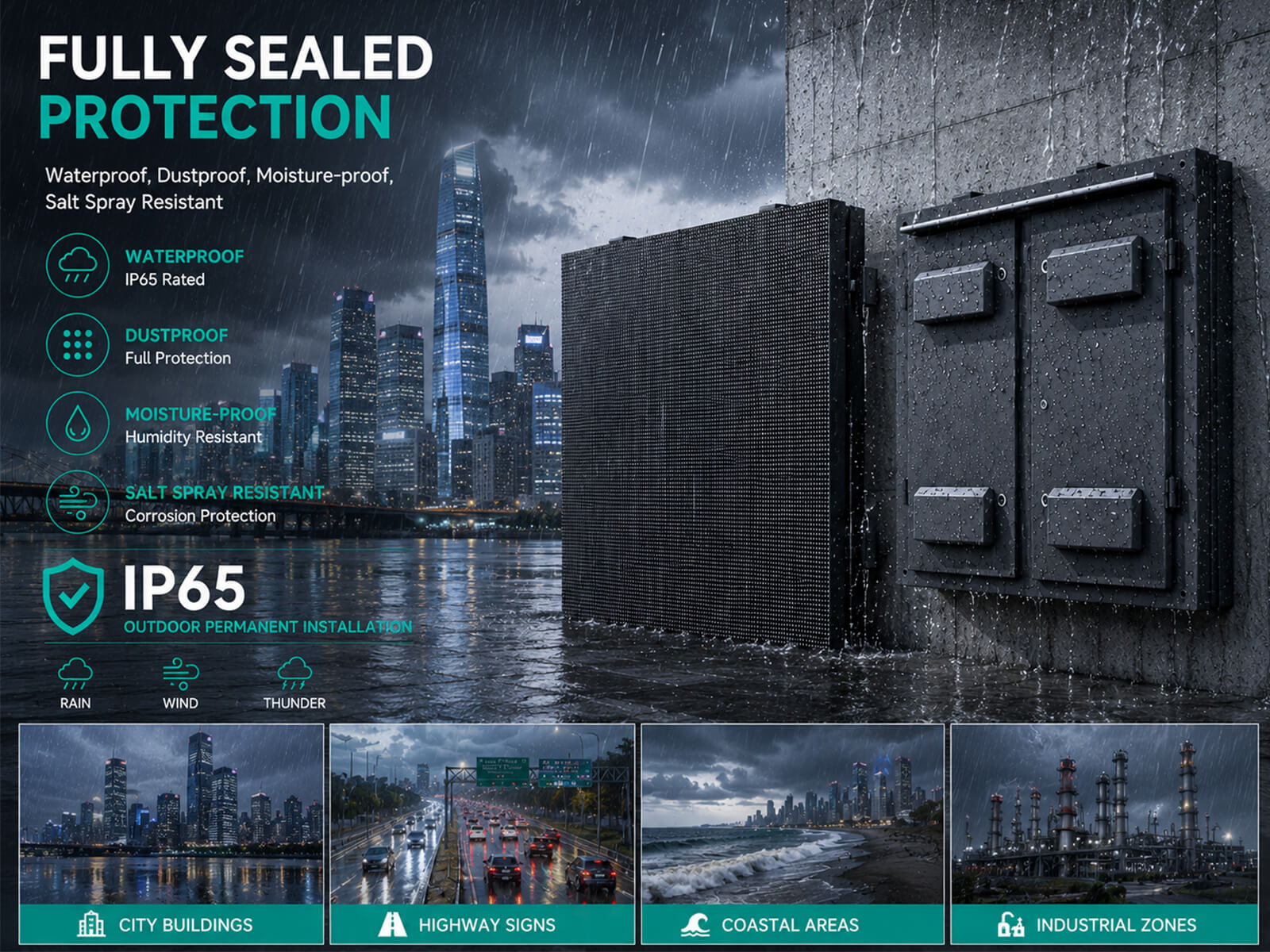 IP65 Weatherproof